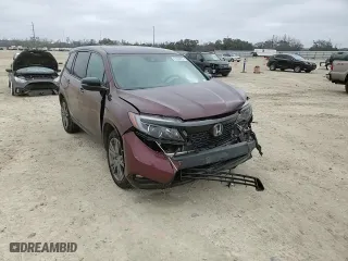 2020 Honda Passport EX-L with VIN 5FNYF7H55LB001855, listed as a Copart auction lot 43533685 with 34,026 mi miles and Salvage Title. Bid and sale history available at carsss.com. Image 12.