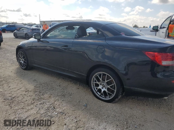 2012 Lexus IS 350 C with VIN JTHFE2C22C2508708, listed as a Copart auction lot 74030524 with Not provided miles and Non repairable. Bid and sale history available at DreamBid. Image 2.