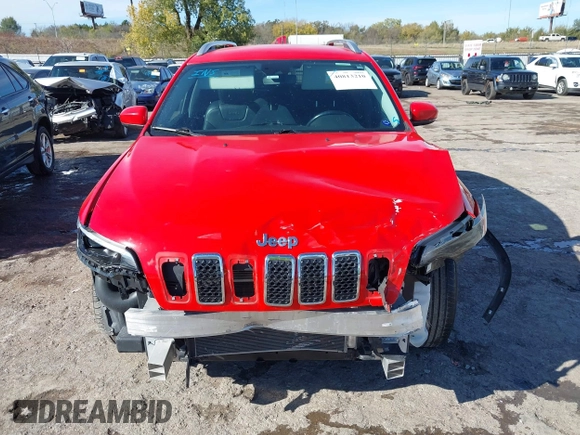 2021 Jeep Cherokee Latitude Lux with VIN 1C4PJLMX0MD177280, listed as a IAAI auction lot 40813210 with 79,318 mi miles. Bid and sale history available at carsss.com. Image 13.