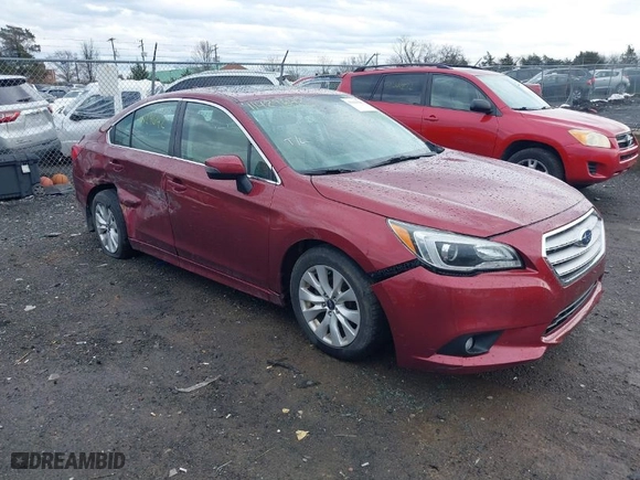 2017 Subaru Legacy Premium with VIN 4S3BNAH68H3040491, listed as a IAAI auction lot 41429642 with 117,734 mi miles. Bid and sale history available at carsss.com. Image 1.