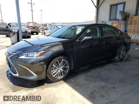 2023 Lexus ES 300h with VIN 58ADA1C18PU034705, listed as a Copart auction lot 56221745 with 43,267 mi miles and Salvage title. Bid and sale history available at DreamBid. Image 1.