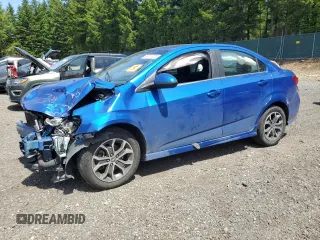 2017 Chevrolet Sonic LT with VIN 1G1JD5SB0H4142656, listed as a Copart auction lot 59463355 with 99,647 mi miles and Salvage title. Bid and sale history available at DreamBid. Image 1.