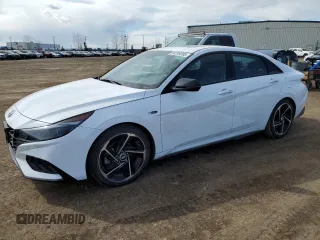 2023 Hyundai Elantra N Line z VIN KMHLR4AF1PU482389, wystawiony jako Copart lot #50299205 z przebiegiem 51 183 mil mil oraz Szkody całkowita. Historia ofert i sprzedaży dostępna na DreamBid. Obrazek 1.