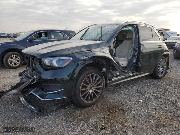 2020 Mercedes-Benz GLE with VIN 4JGFB4JE3LA220443, listed as a Copart auction lot 43706805 with 0 mi miles and Salvage Title. Bid and sale history available at carsss.com. Image 1.