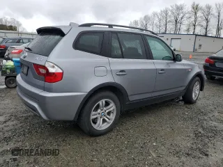 2006 BMW X3 3.0i with VIN WBXPA93446WG74047, listed as a Copart auction lot 51092935 with 96,110 mi miles and Salvage Title. Bid and sale history available at carsss.com. Image 3.