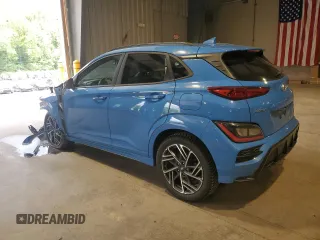 2022 Hyundai Kona N Line с VIN KM8K3CA34NU902544, выставлен на аукционе Copart как лот 58210315 с пробегом 57 899 миль миль и Списание • Salvage title. История ставок и продаж доступна на DreamBid. Изображение 2.
