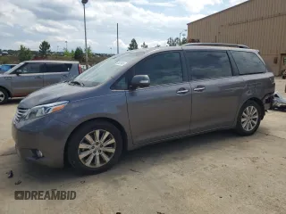 2015 Toyota Sienna XLE with VIN 5TDYK3DC7FS664398, listed as a Copart auction lot 56481845 with 111,333 mi miles and Salvage title. Bid and sale history available at DreamBid. Image 1.
