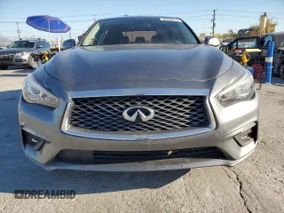 2021 Infiniti Q50 Pure with VIN JN1EV7AP6MM703597, listed as a Copart auction lot 46808815 with 53,490 mi miles and Salvage title. Bid and sale history available at DreamBid. Image 5.