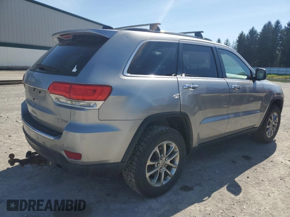 2015 Jeep Grand Cherokee Limited with VIN 1C4RJFBG0FC753584, listed as a Copart auction lot 55029905 with 178,454 mi miles and Clean Title. Bid and sale history available at carsss.com. Image 3.