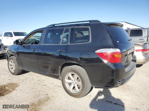 2009 Toyota Highlander with VIN JTEDS41A992084035, listed as a Copart auction lot 47575625 with 105,939 mi miles and Salvage Title. Bid and sale history available at carsss.com. Image 2.