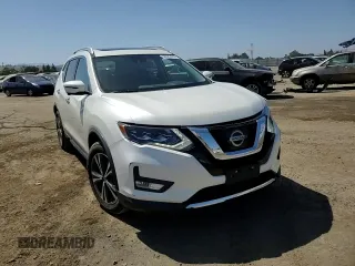 2017 Nissan Rogue SL with VIN 5N1AT2MT3HC751952, listed as a Copart auction lot 60842915 with 75,606 mi miles and Salvage title. Bid and sale history available at DreamBid. Image 14.