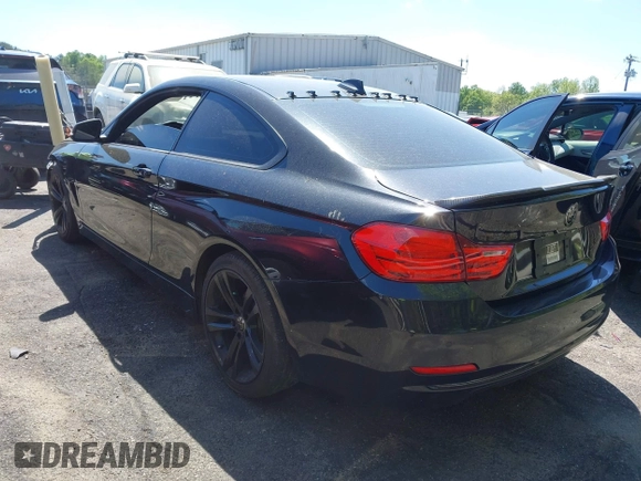 2015 BMW 4 Series 428i with VIN WBA3N7C54FK223490, listed as a IAAI auction lot 42033200 with 145,882 mi miles. Bid and sale history available at carsss.com. Image 3.