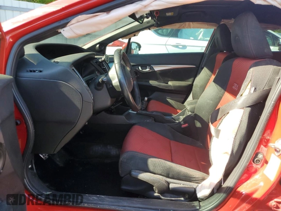 2015 Honda Civic Sedan Si with VIN 2HGFB6E5XFH700576, listed as a Copart auction lot 50769495 with 0 mi miles and Salvage Title. Bid and sale history available at carsss.com. Image 7.