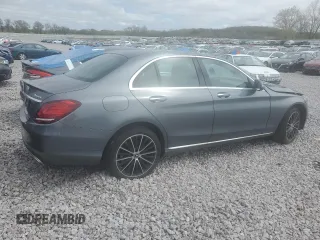 2021 Mercedes-Benz C 300 with VIN W1KWF8EB8MR605571, listed as a Copart auction lot 55289805 with 41,529 mi miles and Salvage title. Bid and sale history available at DreamBid. Image 3.