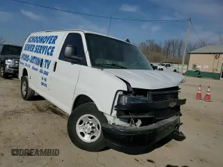 2018 Chevrolet Express Cargo Van with VIN 1GCWGAFG3J1331358, listed as a Copart auction lot 48845795 with 118,894 mi miles and Salvage Title. Bid and sale history available at carsss.com. Image 11.