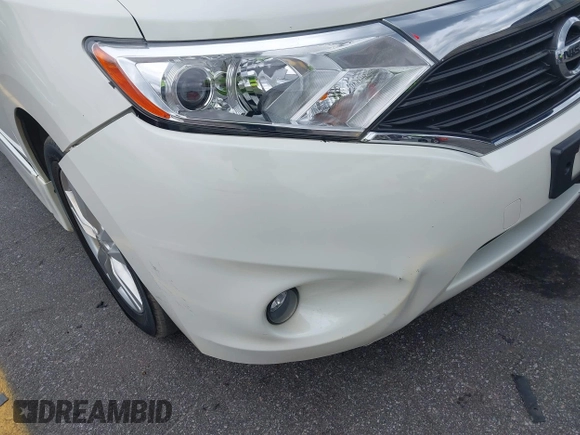 2014 Nissan Quest SL with VIN JN8AE2KP5E9100582, listed as a IAAI auction lot 42106685 with 161,491 mi miles. Bid and sale history available at carsss.com. Image 12.