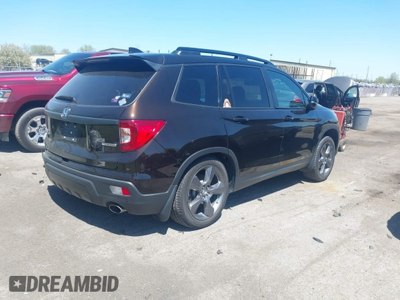 2021 Honda Passport Touring с VIN 5FNYF7H92MB010789, выставлен на аукционе IAAI как лот 42240529 с пробегом 43 184 миль миль и . История ставок и продаж доступна на DreamBid. Изображение 4.