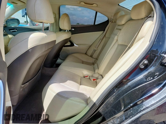 2011 Lexus IS 250 z VIN JTHBF5C24B5144155, wystawiony jako Copart lot #63081545 z przebiegiem 221 706 mil mil oraz Szkoda całkowita • Salvage title. Historia ofert i sprzedaży dostępna na DreamBid. Obrazek 10.
