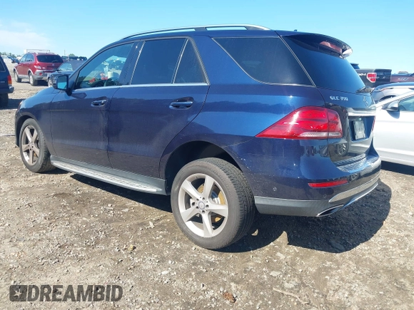 2016 Mercedes-Benz GLE 350 with VIN 4JGDA5HB4GA797564, listed as a IAAI auction lot 42551179 with 94,413 mi miles and . Bid and sale history available at DreamBid. Image 3.