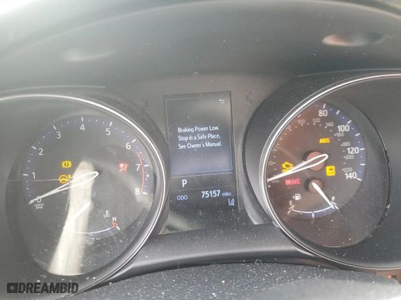 2019 Toyota C-HR XLE with VIN NMTKHMBXXKR099055, listed as a Copart auction lot 51255975 with 75,157 mi miles and Non Repairable. Bid and sale history available at carsss.com. Image 9.