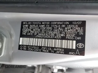2008 Scion xD with VIN JTKKU10428J014325, listed as a Copart auction lot 52682275 with 107,930 mi miles and Salvage Title. Bid and sale history available at carsss.com. Image 12.