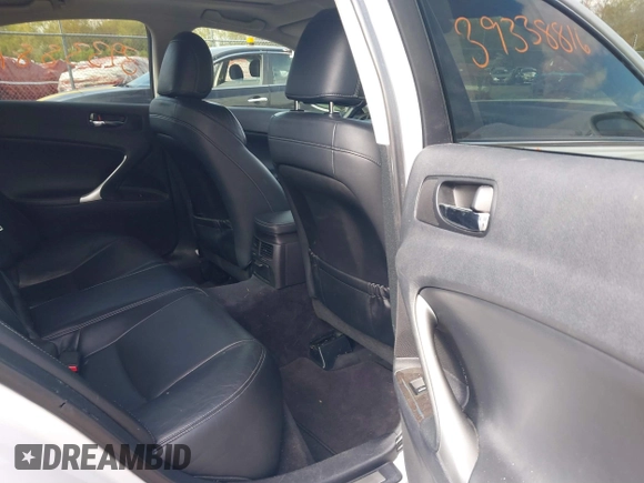 2011 Lexus IS 250 with VIN JTHCF5C28B2035154, listed as a IAAI auction lot 39338816 with 158,574 mi miles and . Bid and sale history available at DreamBid. Image 8.