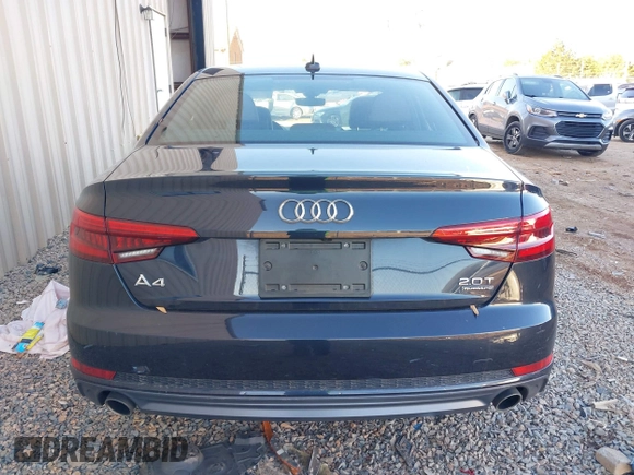 2017 Audi A4 Season of Audi Premium with VIN WAUDNAF41HN041235, listed as a IAAI auction lot 41136289 with 46,754 mi miles. Bid and sale history available at carsss.com. Image 16.