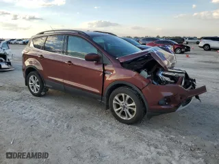 2018 Ford Escape SE with VIN 1FMCU0GD1JUB85143, listed as a Copart auction lot 47042535 with 0 mi miles and Salvage Title. Bid and sale history available at carsss.com. Image 4.