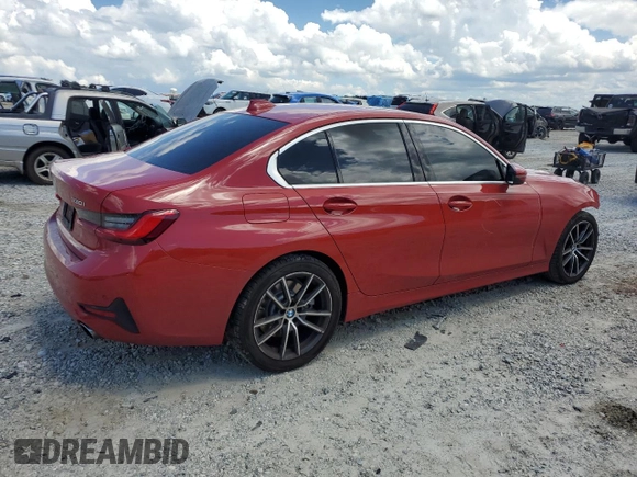 2019 BMW 3 Series 330i with VIN WBA5R1C51KFH18066, listed as a Copart auction lot 60600665 with 142,789 mi miles and Salvage title. Bid and sale history available at DreamBid. Image 3.