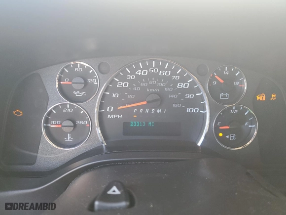 2022 GMC Savana Cargo Van with VIN 1GTW7AF76N1264390, listed as a Copart auction lot 83100184 with 23,313 mi miles and Salvage Title. Bid and sale history available at carsss.com. Image 9.