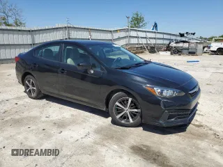 2022 Subaru Impreza Premium with VIN 4S3GKAD65N3605828, listed as a Copart auction lot 56519035 with 28,228 mi miles and Salvage title. Bid and sale history available at DreamBid. Image 4.