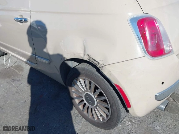 2012 FIAT 500 Gucci with VIN 3C3CFFCR7CT106403, listed as a IAAI auction lot 41707800 with NaN miles. Bid and sale history available at carsss.com. Image 12.