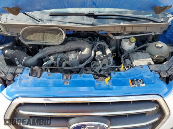 2020 Ford Transit Cargo with VIN 1FTBR1Y86LKB56275, listed as a Copart auction lot 55617175 with 122,116 mi miles and Clean title. Bid and sale history available at DreamBid. Image 11.