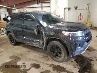2022 Ford Explorer Timberline with VIN 1FMSK8JH4NGB27348, listed as a Copart auction lot 86891924 with 102,821 mi miles and Non Repairable. Bid and sale history available at carsss.com. Image 4.