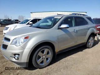 2014 Chevrolet Equinox LTZ with VIN 2GNFLHE39E6120629, listed as a Copart auction lot 53848245 with 168,475 mi miles and Salvage Title. Bid and sale history available at carsss.com. Image 1.