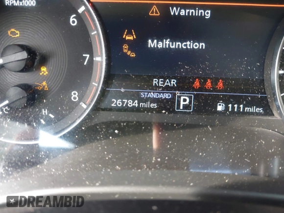 2021 Infiniti QX50 Luxe with VIN 3PCAJ5BA7MF105890, listed as a IAAI auction lot 42346569 with 26,784 mi miles and . Bid and sale history available at DreamBid. Image 15.