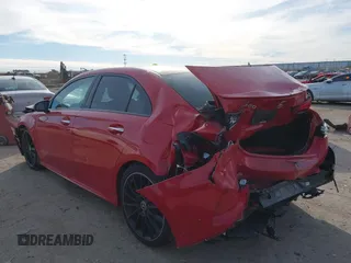2019 Mercedes-Benz A 220 with VIN WDD3G4FB8KW018597, listed as a IAAI auction lot 41242218 with 37,144 mi miles and . Bid and sale history available at DreamBid. Image 3.