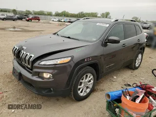 2015 Jeep Cherokee Latitude with VIN 1C4PJMCB5FW788408, listed as a Copart auction lot 53434435 with 225,613 mi miles and Salvage Title. Bid and sale history available at carsss.com. Image 1.
