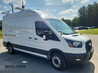 2023 Ford Transit Cargo with VIN 1FTBR1X87PKC01635, listed as a IAAI auction lot 42832727 with 17,348 mi miles and . Bid and sale history available at DreamBid. Image 28.