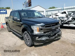 2018 Ford F-150 XL with VIN 1FTEW1EP1JFC00903, listed as a Copart auction lot 68488784 with 83,643 mi miles and Salvage Title. Bid and sale history available at DreamBid. Image 11.