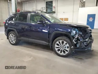 2025 Toyota RAV4 XLE Premium with VIN 2T3A1RFV3SW520863, listed as a Copart auction lot 55786675 with 13,069 mi miles and Salvage title. Bid and sale history available at DreamBid. Image 4.