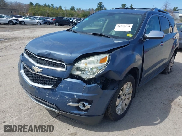 2011 Chevrolet Equinox LTZ with VIN 2CNFLGE56B6236740, listed as a IAAI auction lot 41936268 with 307,703 mi miles. Bid and sale history available at carsss.com. Image 6.