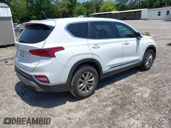 2019 Hyundai Santa Fe SE with VIN 5NMS23AD0KH013811, listed as a IAAI auction lot 42337926 with 87,000 mi miles and . Bid and sale history available at DreamBid. Image 4.