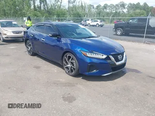 2020 Nissan Maxima SV with VIN 1N4AA6CV2LC381788, listed as a IAAI auction lot 42475524 with 47,680 mi miles and . Bid and sale history available at DreamBid. Image 1.