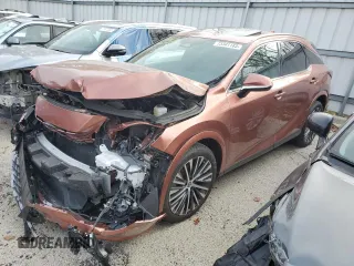 2023 Lexus RX with VIN 2T2BAMCA0PC003753, listed as a Copart auction lot 73341183 with 3,855 mi miles and Salvage Title. Bid and sale history available at carsss.com. Image 1.