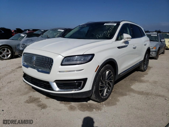 2020 Lincoln Nautilus Reserve with VIN 2LMPJ6K9XLBL12257, listed as a Copart auction lot 62956962 with 0 mi miles. Bid and sale history available at carsss.com. Image 2.