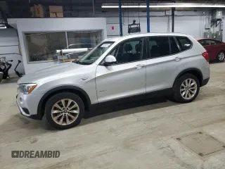 2015 BMW X3 xDrive28i with VIN 5UXWX9C51F0D55416, listed as a Copart auction lot 54356815 with 159,114 mi miles and Clean Title. Bid and sale history available at carsss.com. Image 1.