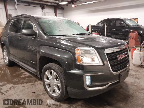 2017 GMC Terrain SLE with VIN 2GKFLTEK4H6250202, listed as a IAAI auction lot 41557734 with 59,649 mi miles. Bid and sale history available at carsss.com. Image 1.