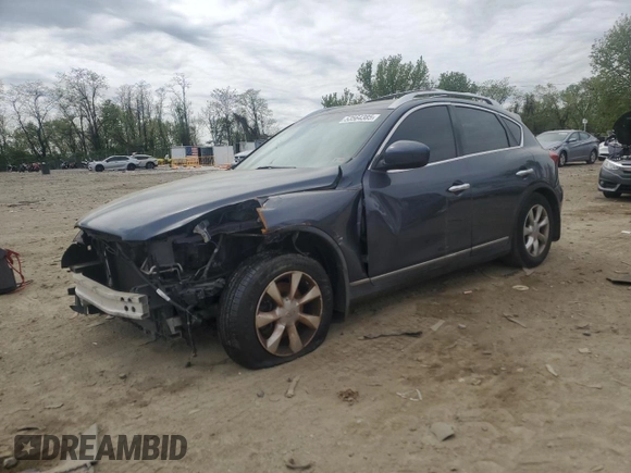 2008 Infiniti EX Journey z VIN JNKAJ09E68M303612, wystawiony jako Copart lot #53564385 z przebiegiem 177 987 mil mil oraz Szkody całkowita. Historia ofert i sprzedaży dostępna na DreamBid. Obrazek 1.