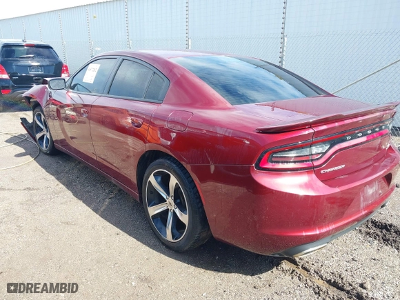 2017 Dodge Charger SE with VIN 2C3CDXBG9HH625562, listed as a IAAI auction lot 41572282 with 184,491 mi miles. Bid and sale history available at carsss.com. Image 3.